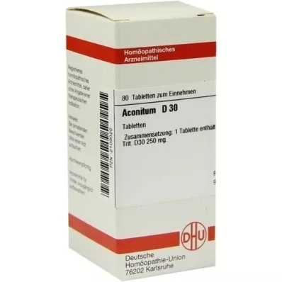 ACONITUM D 30 tablets, 80 pcs