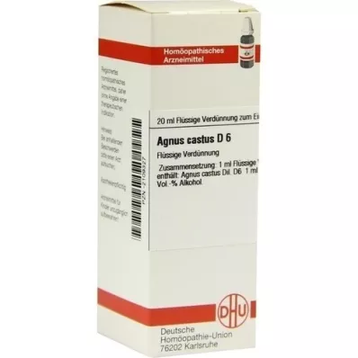 AGNUS CASTUS D 6 Dilution, 20 ml AGNUS CASTUS D 6 Dilution, 20 ml