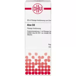 ALOE D 3 dilution, 20 ml