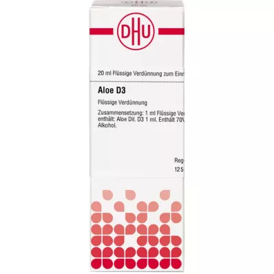 ALOE D 3 dilution, 20 ml
