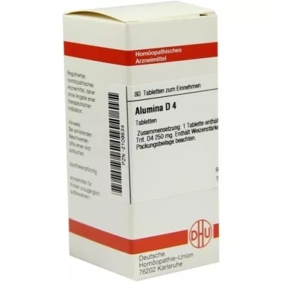 ALUMINA D 4 tablets, 80 pcs