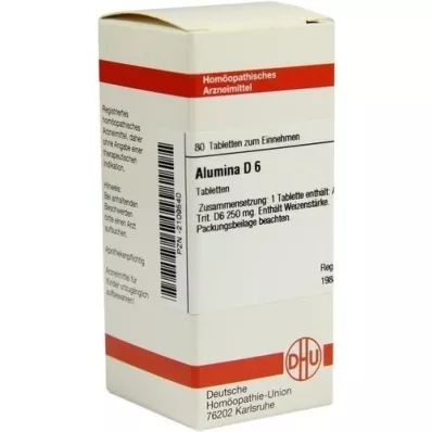 ALUMINA D 6 tablets, 80 pcs ALUMINA D 6 tablets, 80 pcs