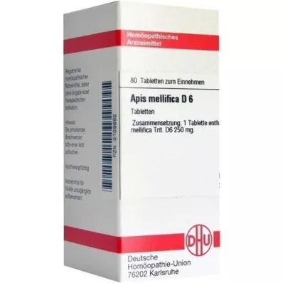 APIS MELLIFICA D 6 tablets, 80 pcs
