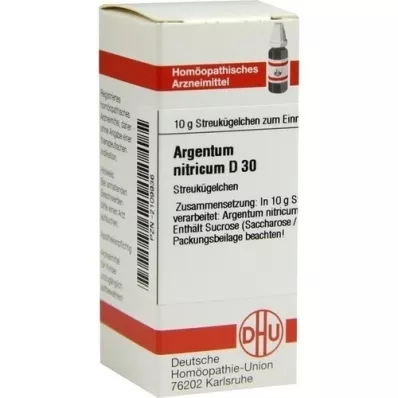 ARGENTUM NITRICUM D 30 globules, 10 g