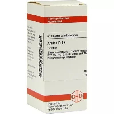 ARNICA D 12 tablets, 80 pcs
