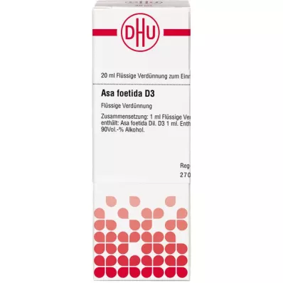 ASA FOETIDA D 3 dilution, 20 ml
