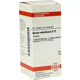 AURUM METALLICUM D 12 tablets, 80 pcs