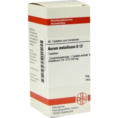 AURUM METALLICUM D 12 tablets, 80 pcs AURUM METALLICUM D 12 tablets, 80 pcs
