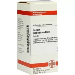 BARIUM CARBONICUM D 30 tablets, 80 pcs