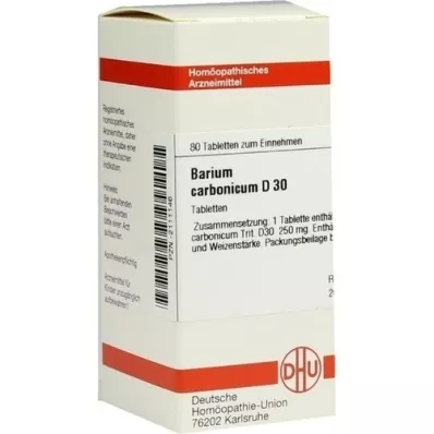 BARIUM CARBONICUM D 30 tablets, 80 pcs BARIUM CARBONICUM D 30 tablets, 80 pcs