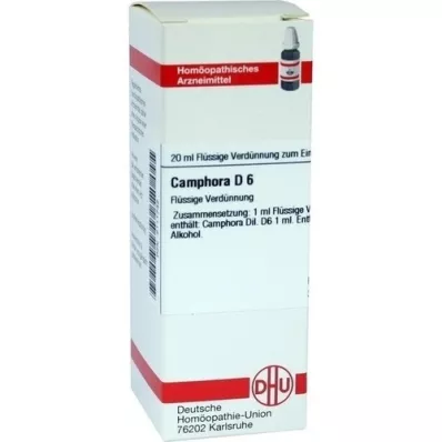 CAMPHORA D 6 Dilution, 20 ml
