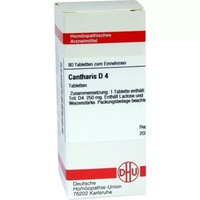 CANTHARIS D 4 tablets, 80 pcs