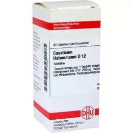 CAUSTICUM HAHNEMANNI D 12 tablets, 80 pcs