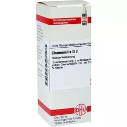 CHAMOMILLA D 3 dilution, 20 ml