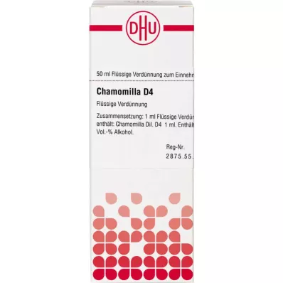 CHAMOMILLA D 4 dilution, 50 ml