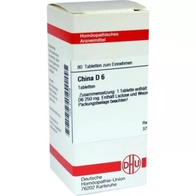 CHINA D 6 tablets, 80 pcs CHINA D 6 tablets, 80 pcs