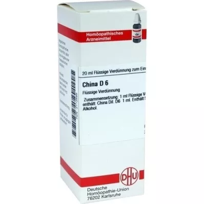 CHINA D 6 Dilution, 20 ml CHINA D 6 Dilution, 20 ml