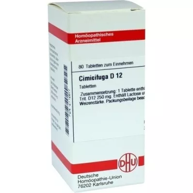 CIMICIFUGA D 12 tablets, 80 pcs CIMICIFUGA D 12 tablets, 80 pcs
