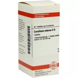 CORALLIUM RUBRUM D 6 tablets, 80 pcs