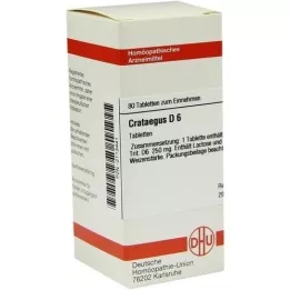CRATAEGUS D 6 tablets, 80 pcs