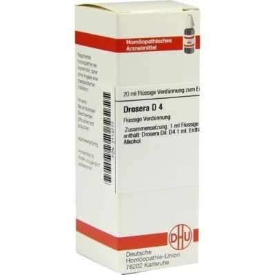DROSERA D 4 dilution, 20 ml