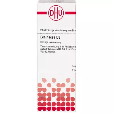ECHINACEA HAB D 3 dilution, 20 ml ECHINACEA HAB D 3 dilution, 20 ml