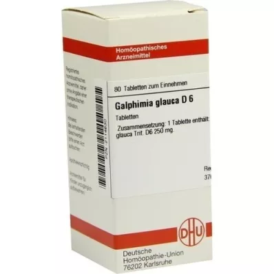 GALPHIMIA GLAUCA D 6 tablets, 80 pcs GALPHIMIA GLAUCA D 6 tablets, 80 pcs