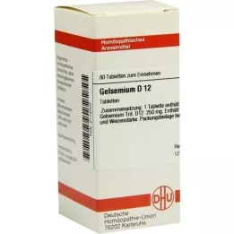 GELSEMIUM D 12 tablets, 80 pcs