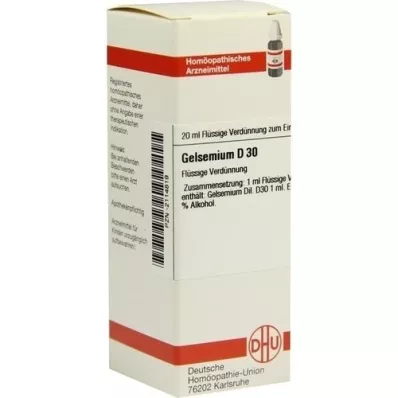 GELSEMIUM D 30 Dilution, 20 ml