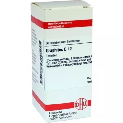 GRAPHITES D 12 tablets, 80 pcs GRAPHITES D 12 tablets, 80 pcs