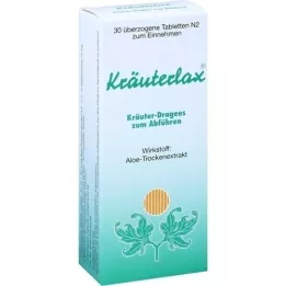 KRÄUTERLAX Dr.Henk 15 mg herbal drag for laxation, 30 pcs