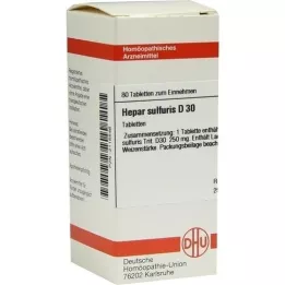 HEPAR SULFURIS D 30 tablets, 80 pcs