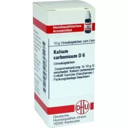 KALIUM CARBONICUM D 6 globules, 10 g
