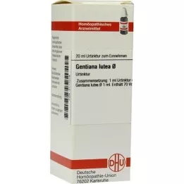 GENTIANA LUTEA Mother tincture, 20 ml