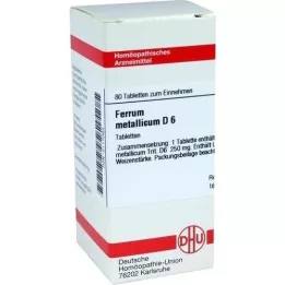 FERRUM METALLICUM D 6 tablets, 80 pcs