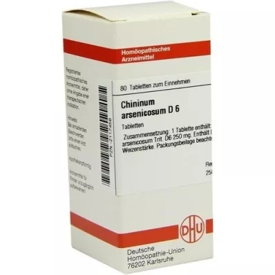 CHININUM ARSENICOSUM D 6 tablets, 80 pcs