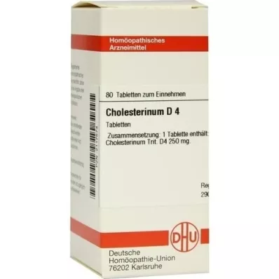 CHOLESTERINUM D 4 tablets, 80 pcs