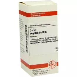 CARBO VEGETABILIS D 30 tablets, 80 pcs
