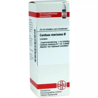 CARDUUS MARIANUS Mother tincture, 20 ml CARDUUS MARIANUS Mother tincture, 20 ml