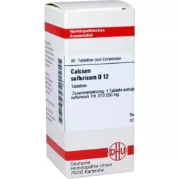 CALCIUM SULFURICUM D 12 tablets, 80 pcs