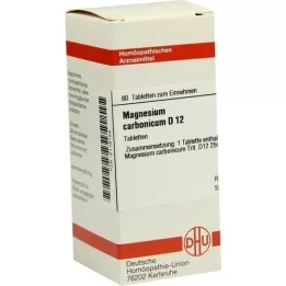 MAGNESIUM CARBONICUM D 12 tablets, 80 pcs