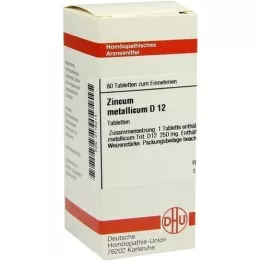 ZINCUM METALLICUM D 12 tablets, 80 pcs