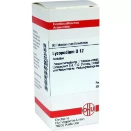 LYCOPODIUM D 12 tablets, 80 pcs