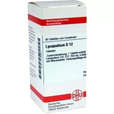 LYCOPODIUM D 12 tablets, 80 pcs