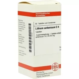 LITHIUM CARBONICUM D 4 tablets, 80 pcs