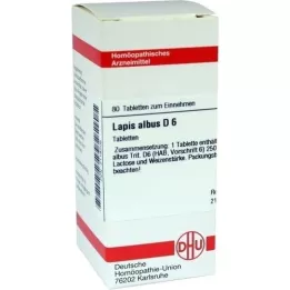 LAPIS ALBUS D 6 tablets, 80 pcs