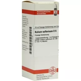 KALIUM SULFURICUM D 6 Dilution, 20 ml