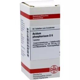 ACIDUM PHOSPHORICUM D 6 tablets, 80 pcs