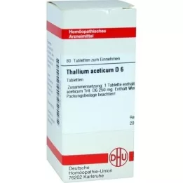 THALLIUM ACETICUM D 6 tablets, 80 pcs