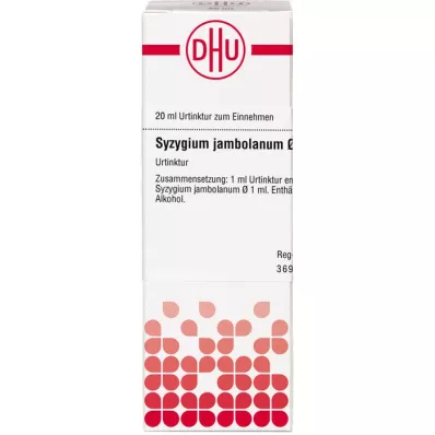 SYZYGIUM JAMBOLANUM Mother tincture D 1, 20 ml